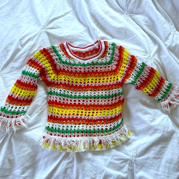 GUC Stella McCartney Crochet Sweater 2T - Picture 1 of 4